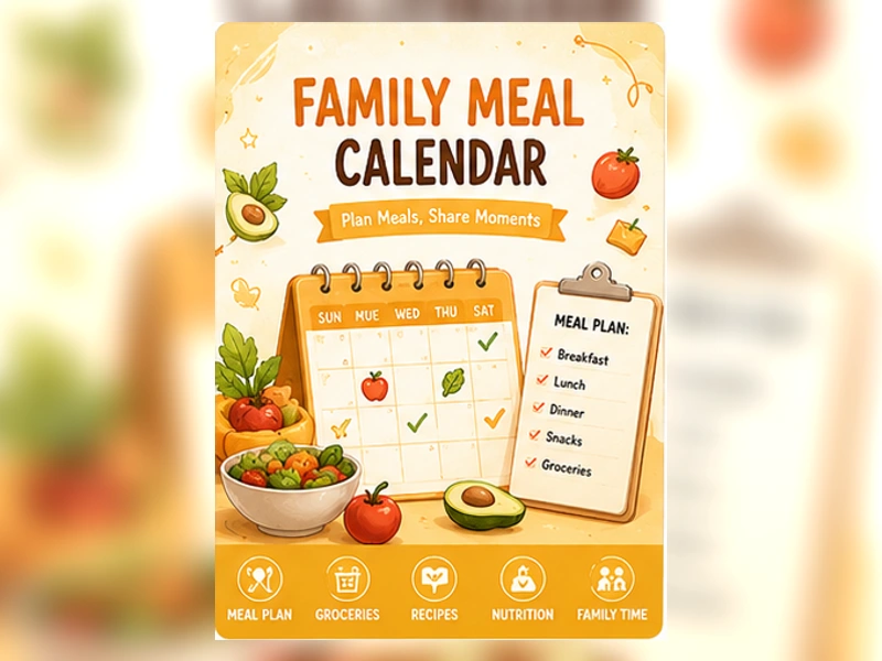 Family Meal Calendar