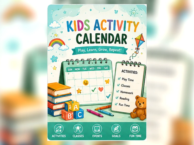 Kids Activity Calendar