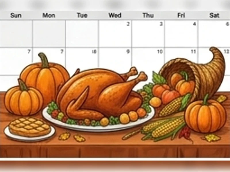 Thanksgiving Calendar
