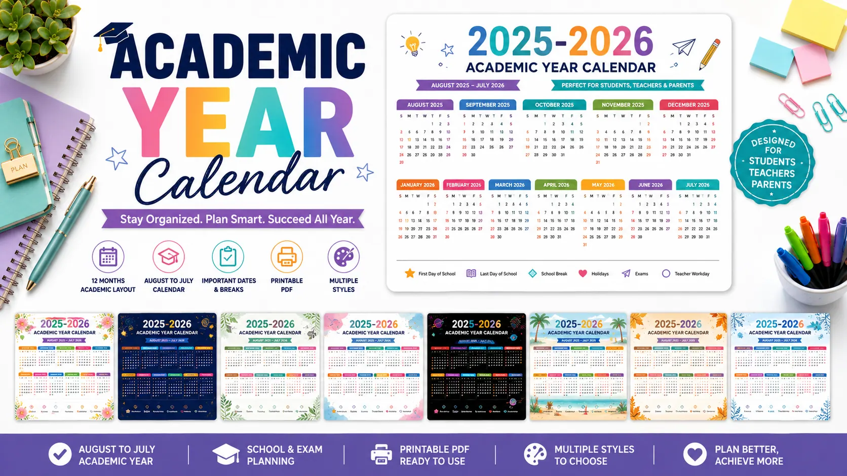 Academic Year Calendar
